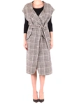 Alysi Womens Multicolor Other Materials Coat In Multicolor