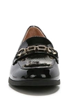 Naturalizer Mariana Chain Link Loafer In Black Patent