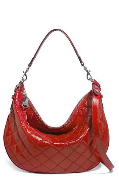 Aimee Kestenberg You're A Star Convertible Hobo Bag In Corvette Red Quilted