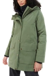 Barbour Beadnell Waterproof Jacket In Moss Stone/ Ancient