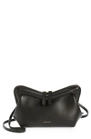 Mansur Gavriel Mini M Frame Bag In Black/ Flamma