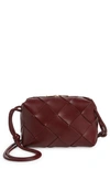 Bottega Veneta Large Intrecciato Leather Crossbody Bag In Barolo Gold