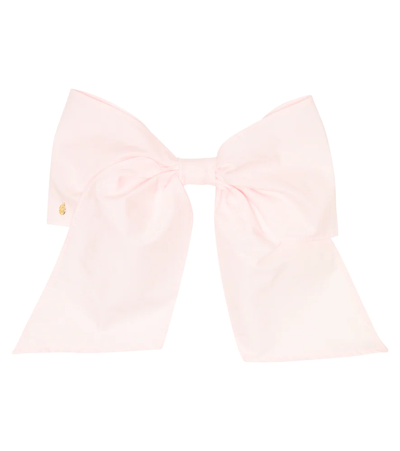 Maison Michel Kids' Wicole Cotton Hair Clip In Pink