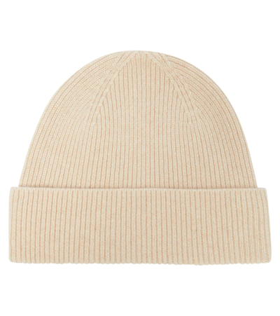 Bonpoint Kids' Benny Ribbed-knit Cashmere Beanie In Naturel