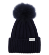 WOOLRICH POMPOM VIRGIN WOOL HAT