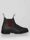 Blundstone Elastic Sided V-cut Ankle Boots In Dark