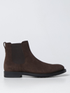 Tod's Suede Finish Chelsea Ankle Boots With Elastic Side Panels In Dark