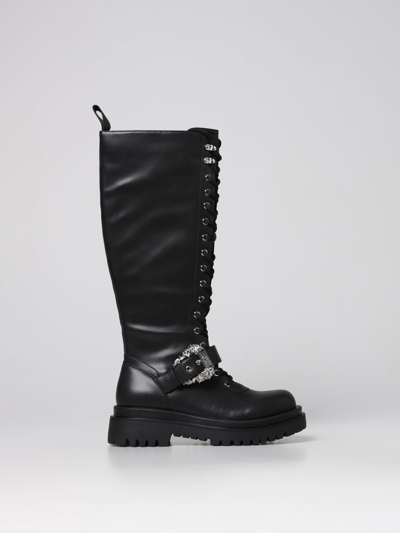 Versace Jeans Couture Versace Jeans Womens Black Polyurethane Boots