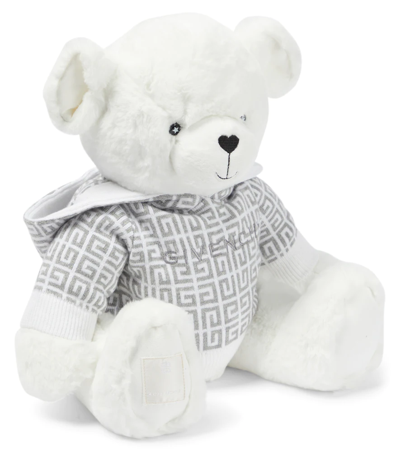 Givenchy Baby Teddy Bear In White Grey