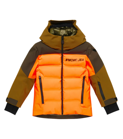 Moncler Grenoble Kids' New Montmiral Down Jacket In Orange