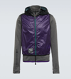 Moncler Day-namic Sweatshirt With Vest Grey In Antracite