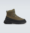 Canada Goose Journey Rubber And Nubuck-trimmed Suede Hiking Boots In Green