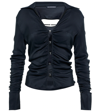 Jacquemus La Chemise Soffio Cutout Top In Navy