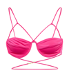 Jacquemus Le Haut De Maillot Signature Bikini Top In Pink