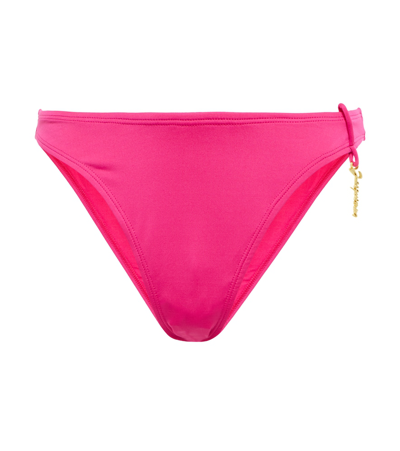 Jacquemus Le Bas Signature Bikini Bottoms In Fuchsia