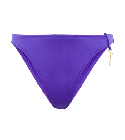 Jacquemus Purple Le Papier 'le Haut De Maillot Signature' Bikini Bottom