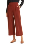 Masai Copenhagen Piana Pintuck Pleat Pull-on Pants In Paprika