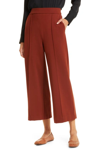 Masai Copenhagen Piana Pintuck Pleat Pull-on Pants In Paprika