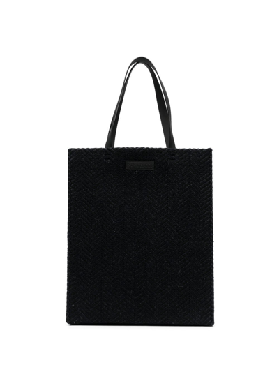 Nina Ricci Logo-patch Tote Bag In Black