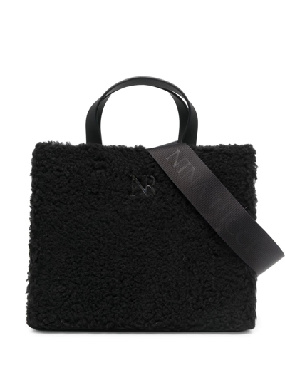 Nina Ricci Logo-plaque Detail Tote Bag In Black