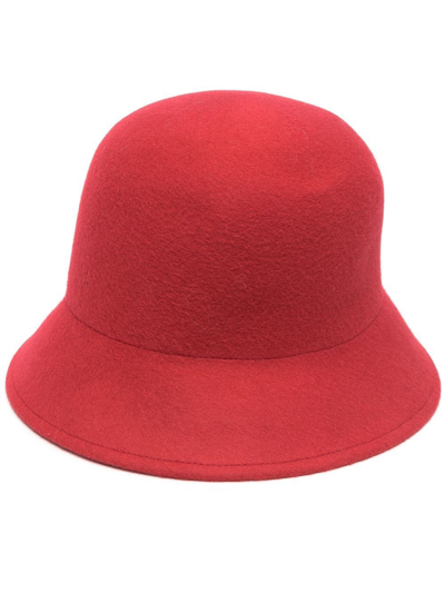 Nina Ricci Curved-peak Sun Hat In Red