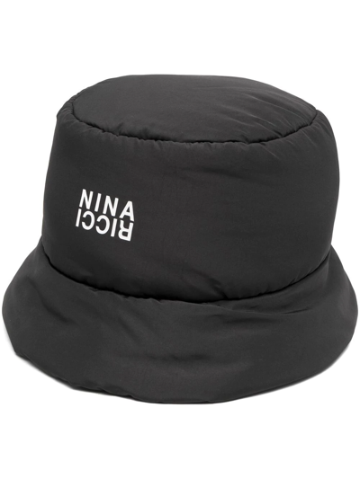 Nina Ricci Logo-print Detail Bucket Hat In Black