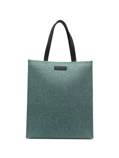 Nina Ricci Logo-patch Tote Bag In Green