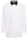 Karl Lagerfeld X Cara Delevingne Detachable-collar Shirt In White