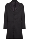 Karl Lagerfeld X Cara Delevingne Reversible Coat In Black