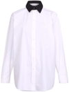 Karl Lagerfeld X Cara Delevingne Detachable-collar Shirt In White
