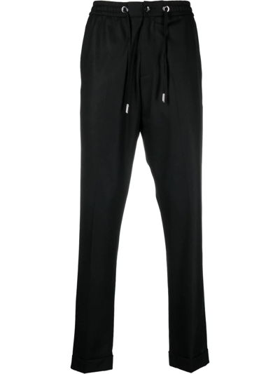 Billionaire Tapered-leg Track Pants In Black