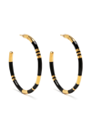 Aurelie Bidermann Large Hoop Earrings In Gold