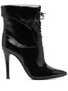 PHILOSOPHY DI LORENZO SERAFINI POINTED-TOE 110MM LACE BOOTS