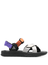 Nike Unisex  Acg Air Deschutz+ Sandals In Lt Iron Ore/rust Oxide-dark Iris-black