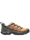 Salomon Panelled Drawstring-fastening Low-top Sneakers In Orange