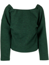 Litkovskaya Lace-up Detail Jumper In Grün