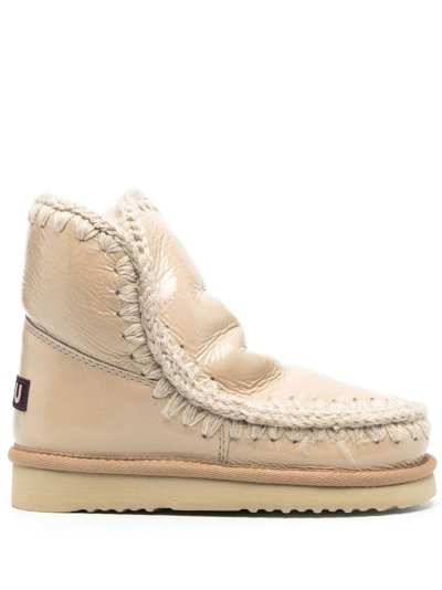 Mou Eskimo 18 Ankle Boots In Neutrals