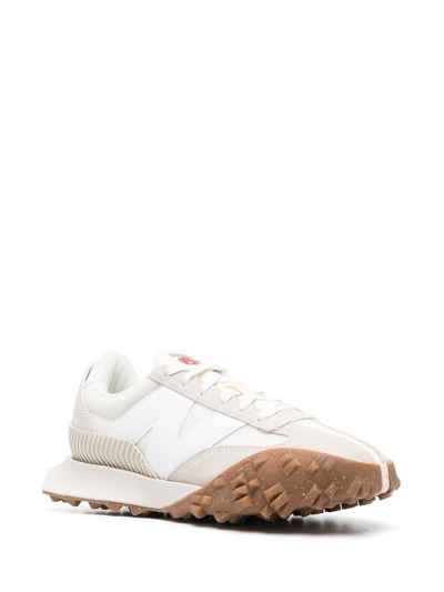 New Balance Xc-72 Suede Lug-sole Running Sneakers In Beige/red/white