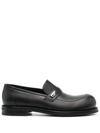 MARTINE ROSE ROUND-TOE SLIP-ON LOAFERS