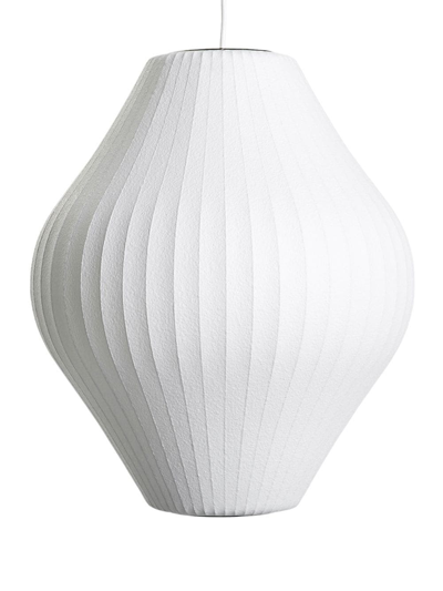 Hay Nelson Pear Bubble Pendant Light In Weiss