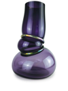 Vanessa Mitrani Double Ring Glass Vase In Violett