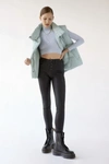 Blanknyc Button-front Faux-leather Skinny Pants - 100% Exclusive In Black