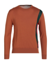 Daniele Alessandrini Homme Sweaters In Rust