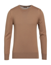 Officina 36 Sweaters In Camel