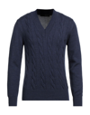 Tagliatore Sweaters In Blue