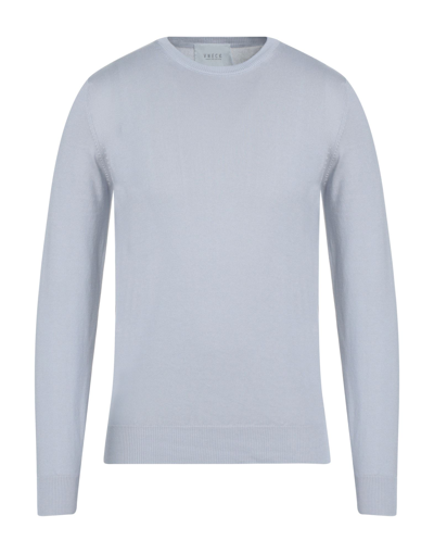 Vneck Sweaters In Grey