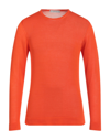 Vneck Sweaters In Orange