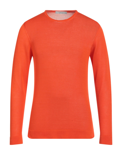 Vneck Sweaters In Orange