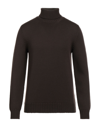 Alpha Studio Turtlenecks In Brown