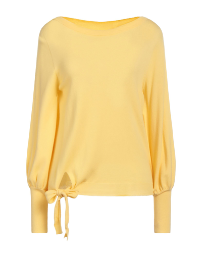 Liviana Conti Sweaters In Yellow